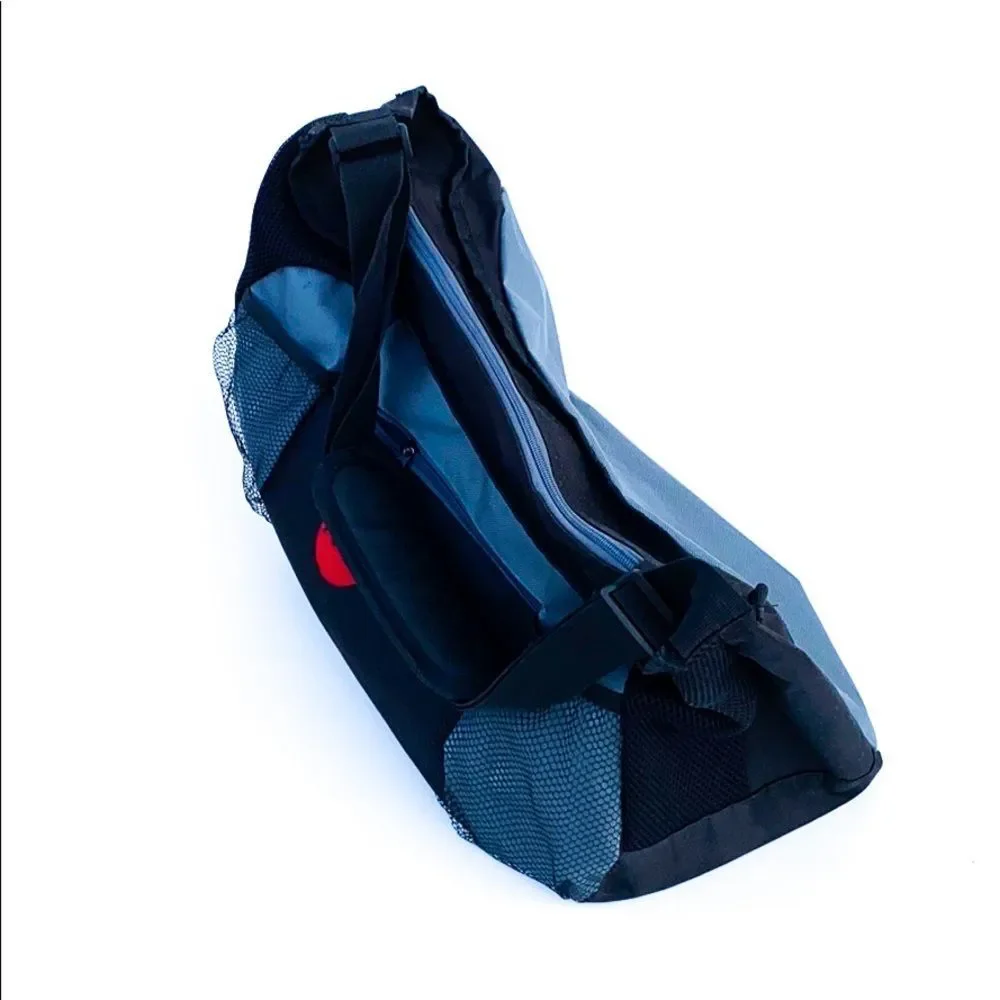 Focus Brands Gray Black Duffle Gym Travel Bag